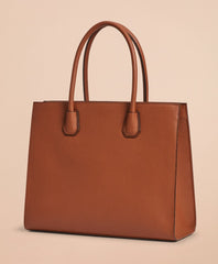 Pebbled Leather Tote Bag