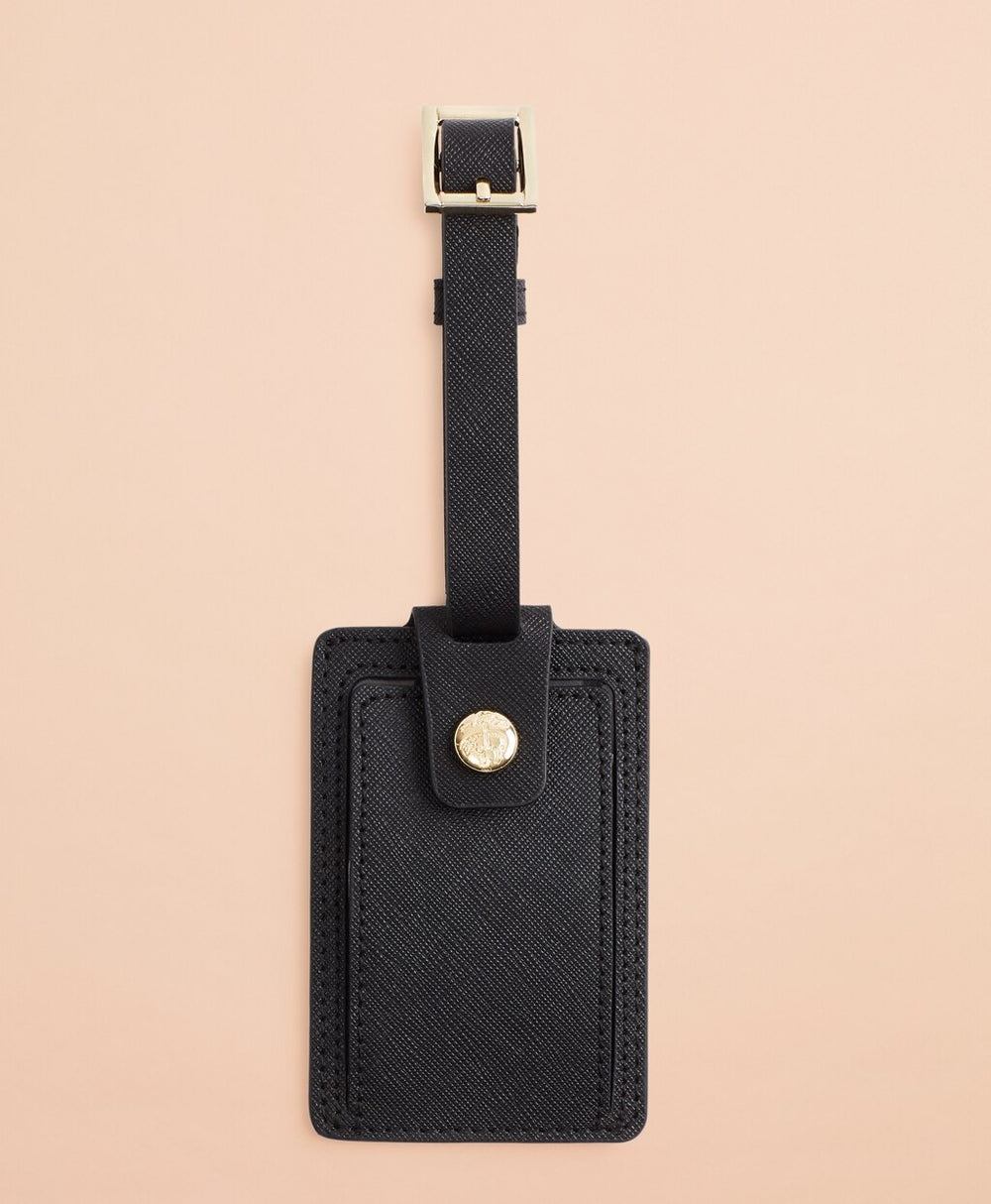 Saffiano Leather Luggage Tag