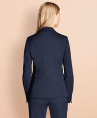 Stretch Wool Two-Button Jacket