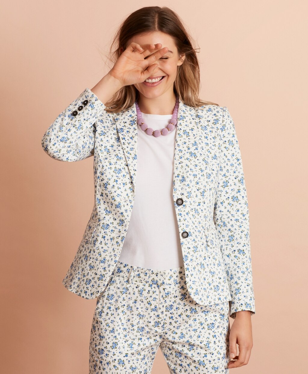Floral-Print Stretch-Cotton Sateen Jacket