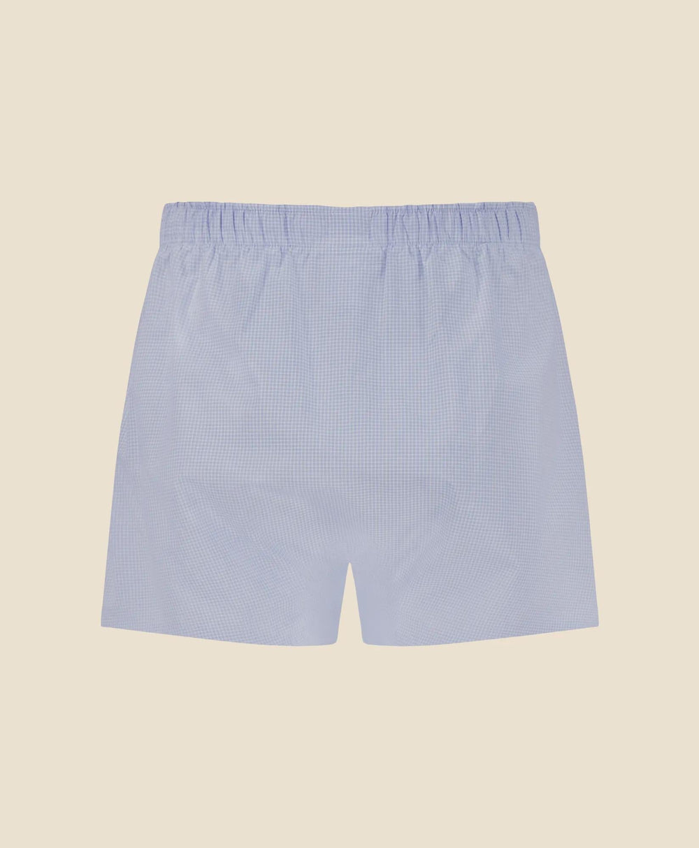 Slim Fit Cotton Broadcloth Windowpane Boxers