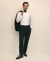 Slim Fit Merino Wool Twill 1818 Tuxedo Pants