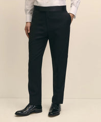 Slim Fit Merino Wool Twill 1818 Tuxedo Pants