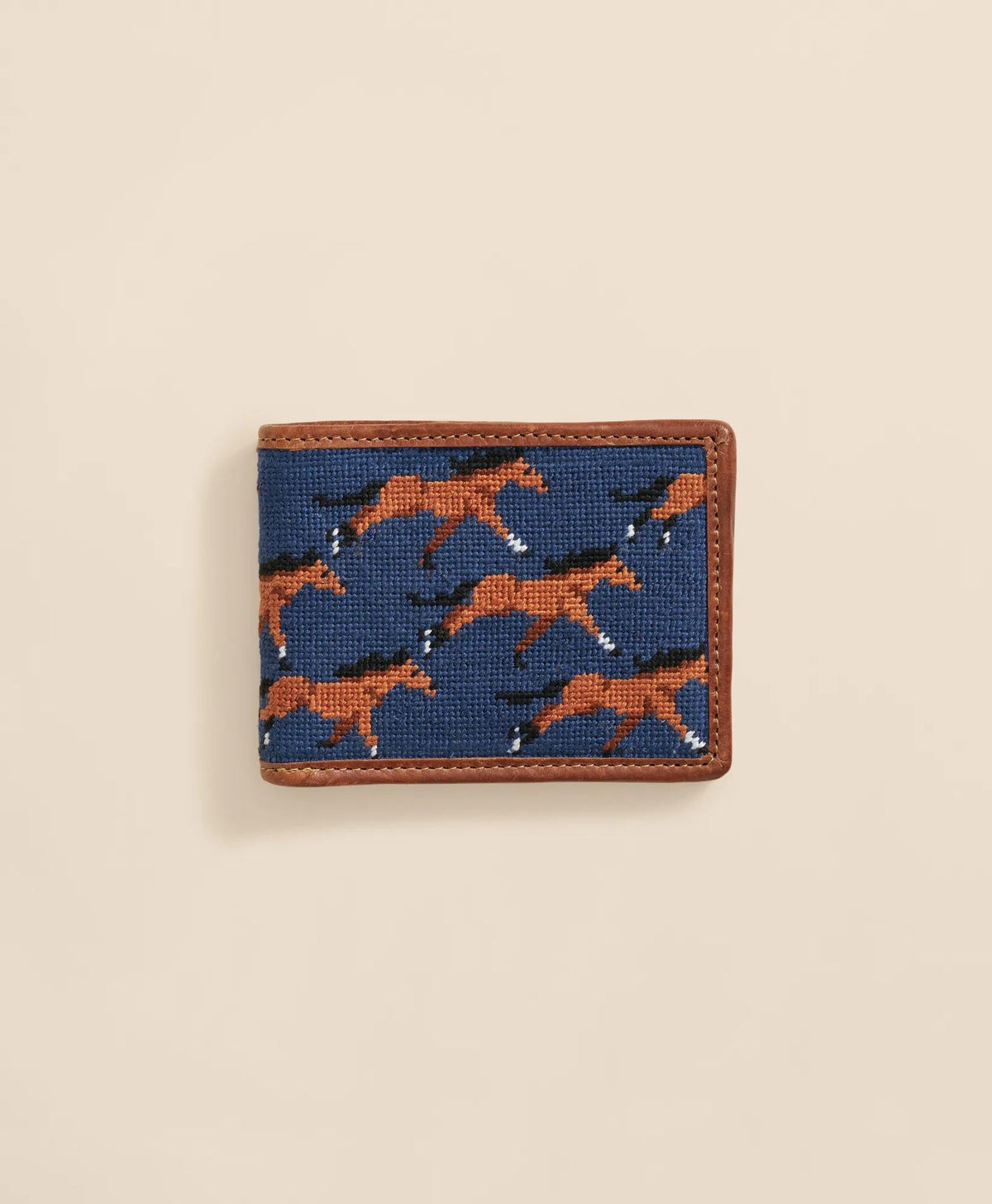 Smathers & Branson Needlepoint Horse Wallet