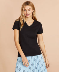 Garment-Dyed V-Neck T-Shirt