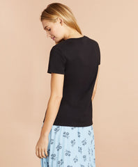 Garment-Dyed V-Neck T-Shirt