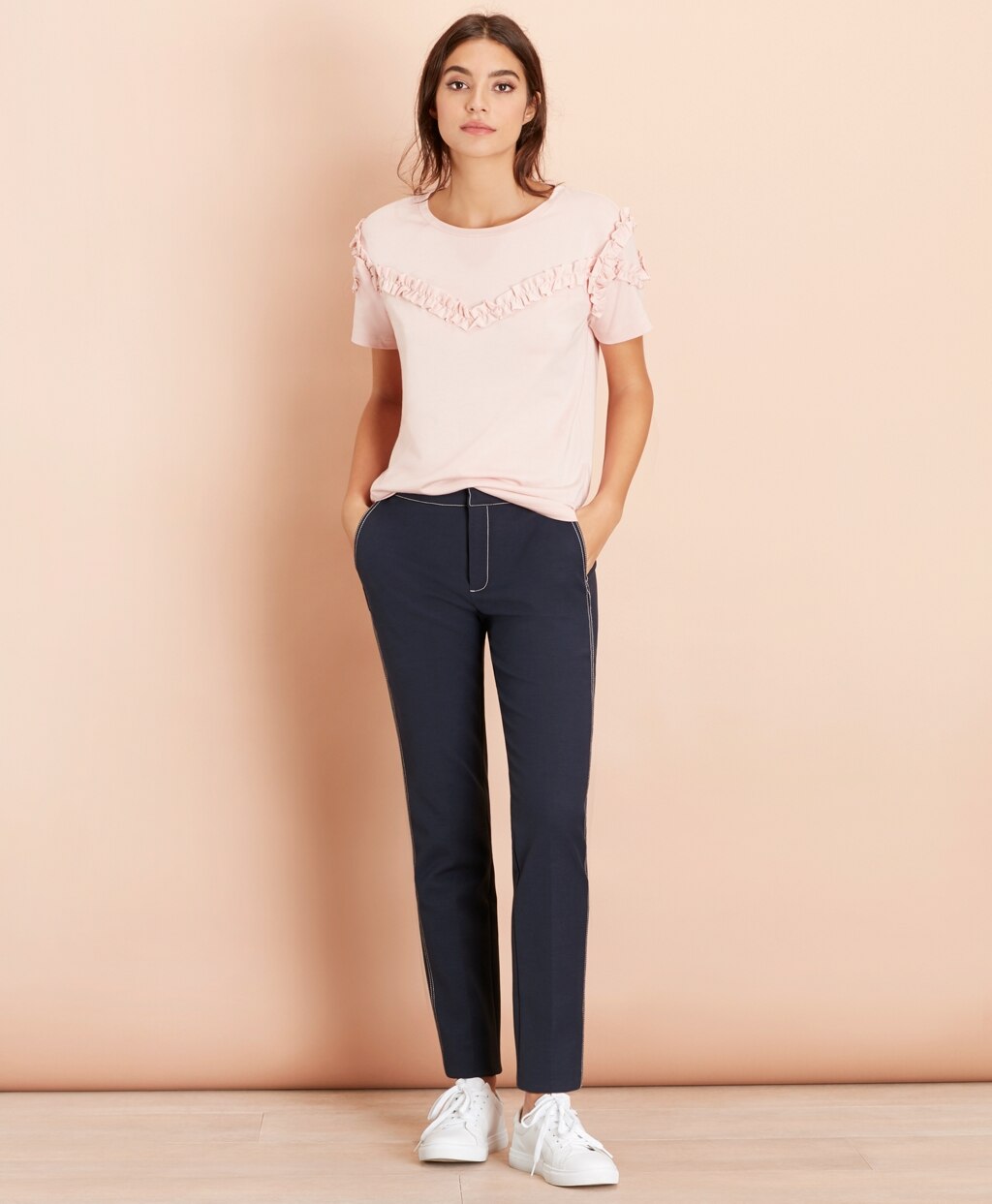 Ruffled T-Shirt