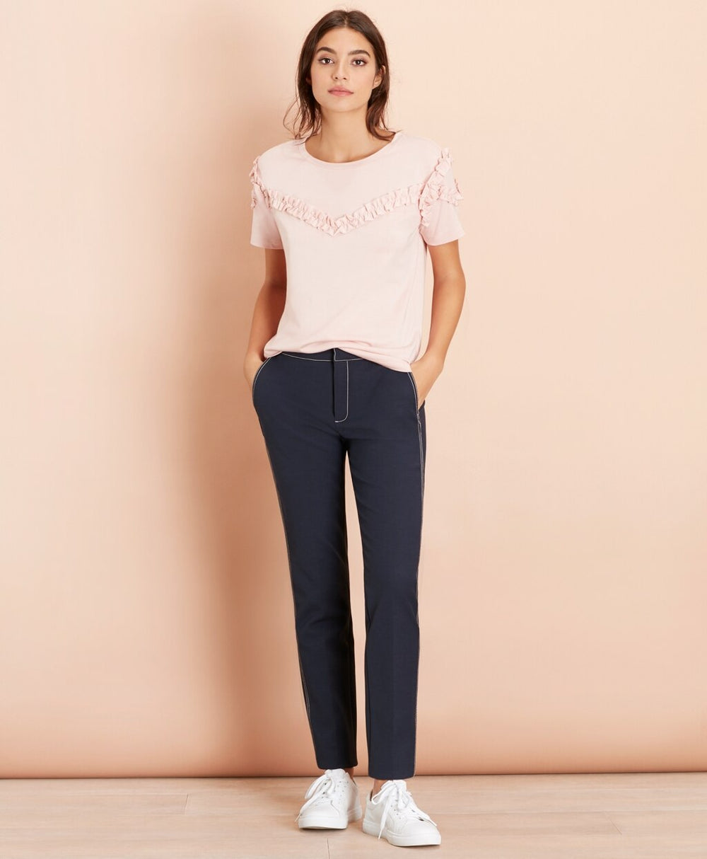 Ruffled T-Shirt