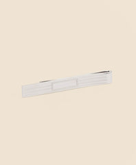 Sterling Silver Engravable Rhodium-Plated Tie Clip