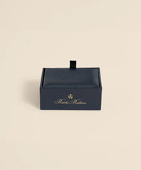 Sterling Silver Onyx Oval Rhodium-Plated Cufflinks