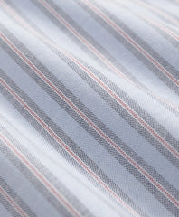Striped Shirt Stretch Cotton Non-Iron Oxford Polo Button Down Collar