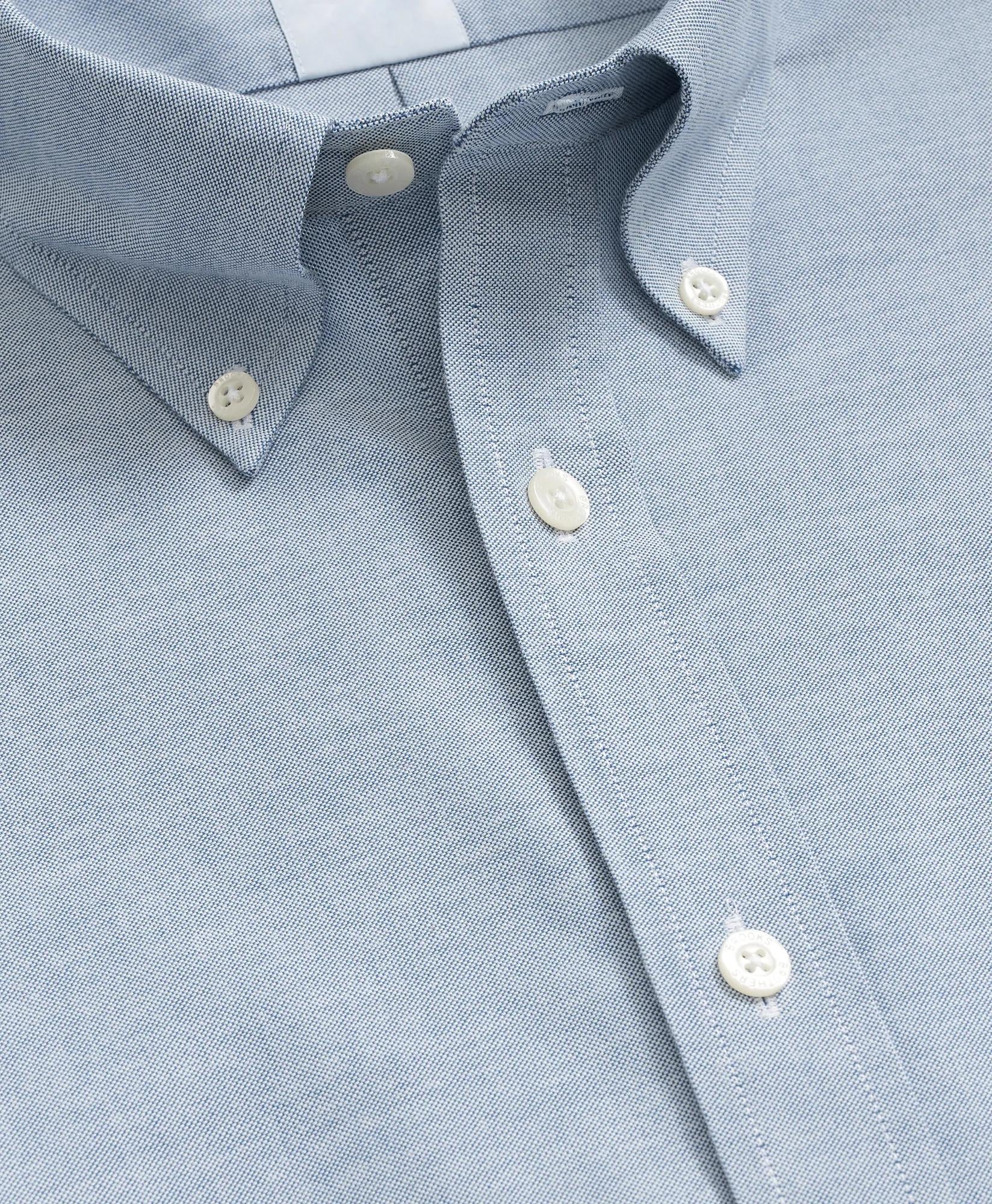 Short Sleeve Shirt Stretch Non-Iron Oxford Button-Down Collar
