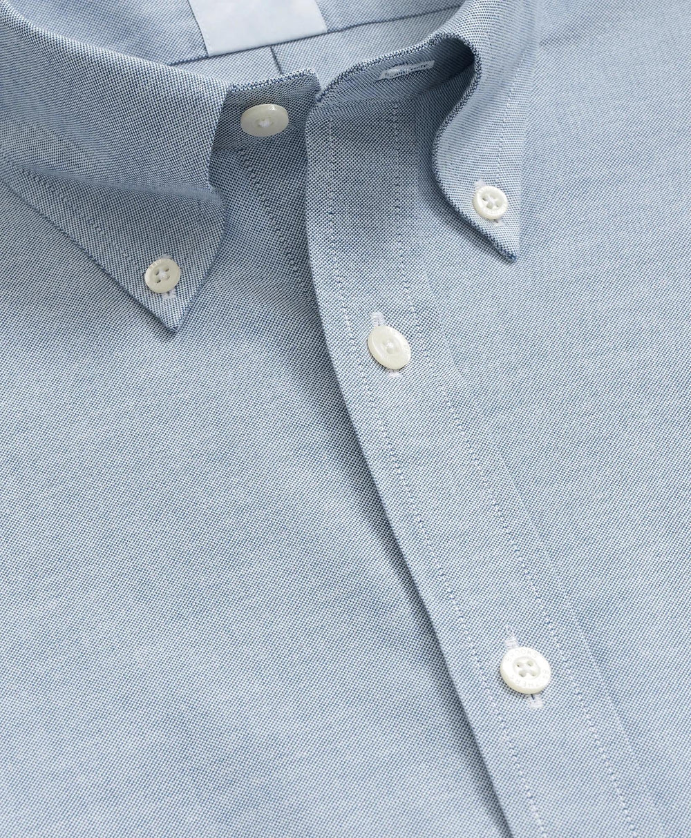 Short Sleeve Shirt Stretch Non-Iron Oxford Button-Down Collar