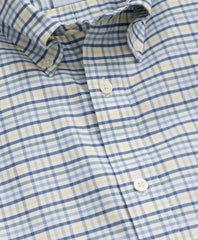 Tattersall Sport Shirt Stretch Non-Iron Oxford Button-Down Collar