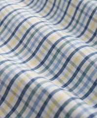Tattersall Sport Shirt Stretch Non-Iron Oxford Button-Down Collar
