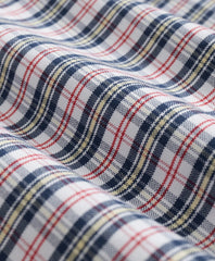 Vintage Check Shirt Stretch Non-Iron Oxford Button-Down Collar
