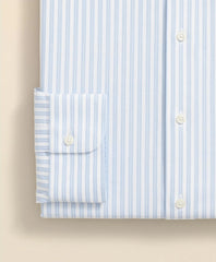 Stripe Dress Shirt Stretch Supima® Cotton Non-Iron Ainsley Collar