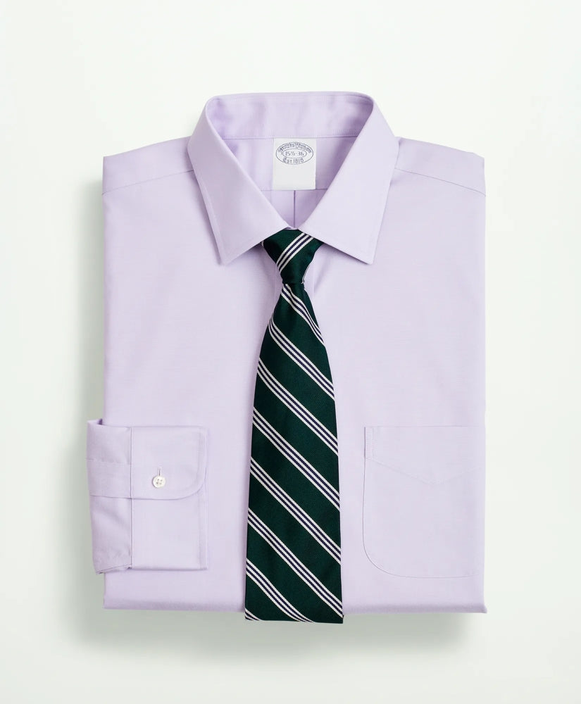 Stretch Supima® Cotton Non-Iron Pinpoint Oxford Ainsley Collar Dress Shirt