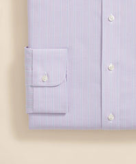 Stretch Supima® Cotton Non-Iron Royal Oxford Ainsley Collar Striped Dress Shirt