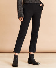 Slim-Fit Stretch Cotton Twill Ankle Pants