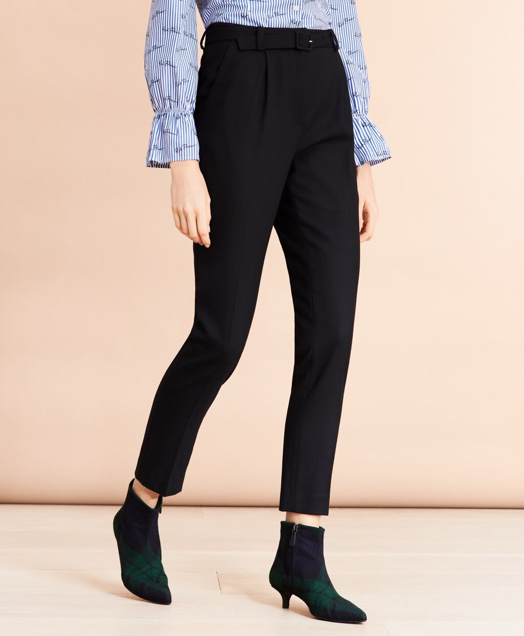 Slim-Fit Stretch Merino Wool-Blend Twill Pants