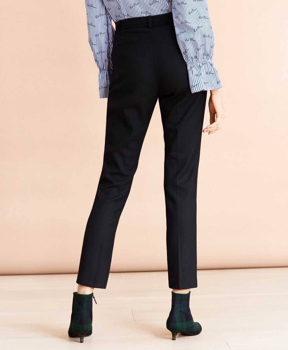 Slim-Fit Stretch Merino Wool-Blend Twill Pants