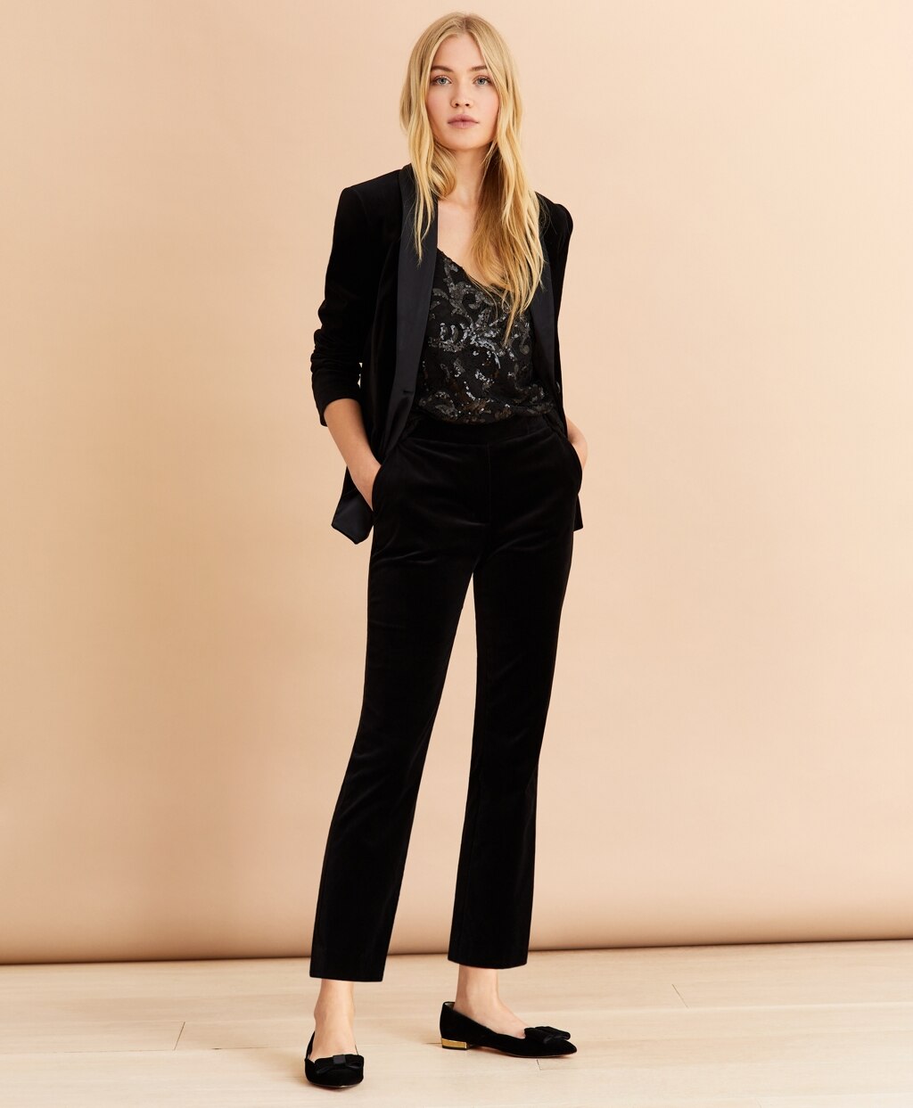 Velvet Ankle Pants