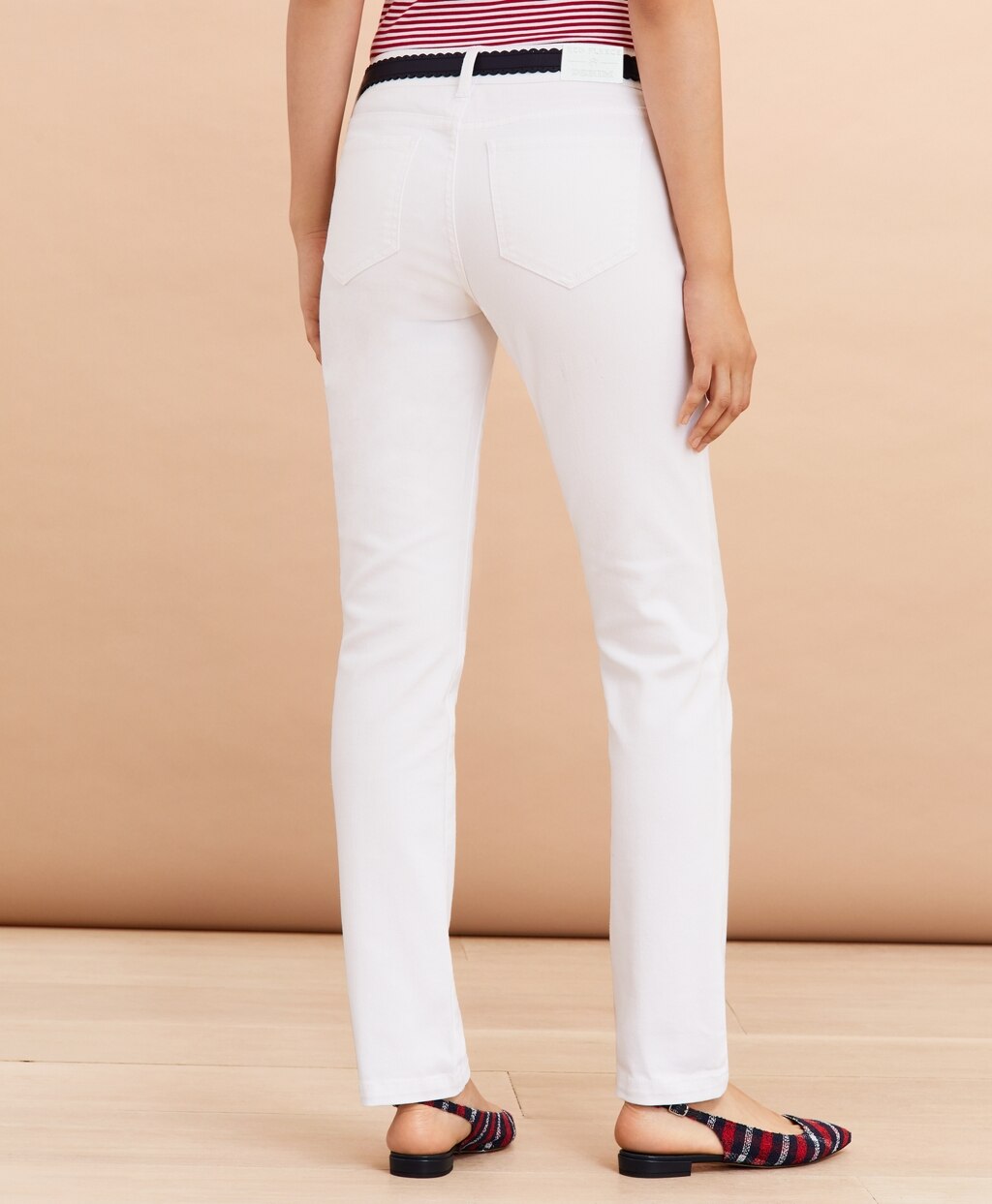 Stretch Denim Five-Pocket Pants