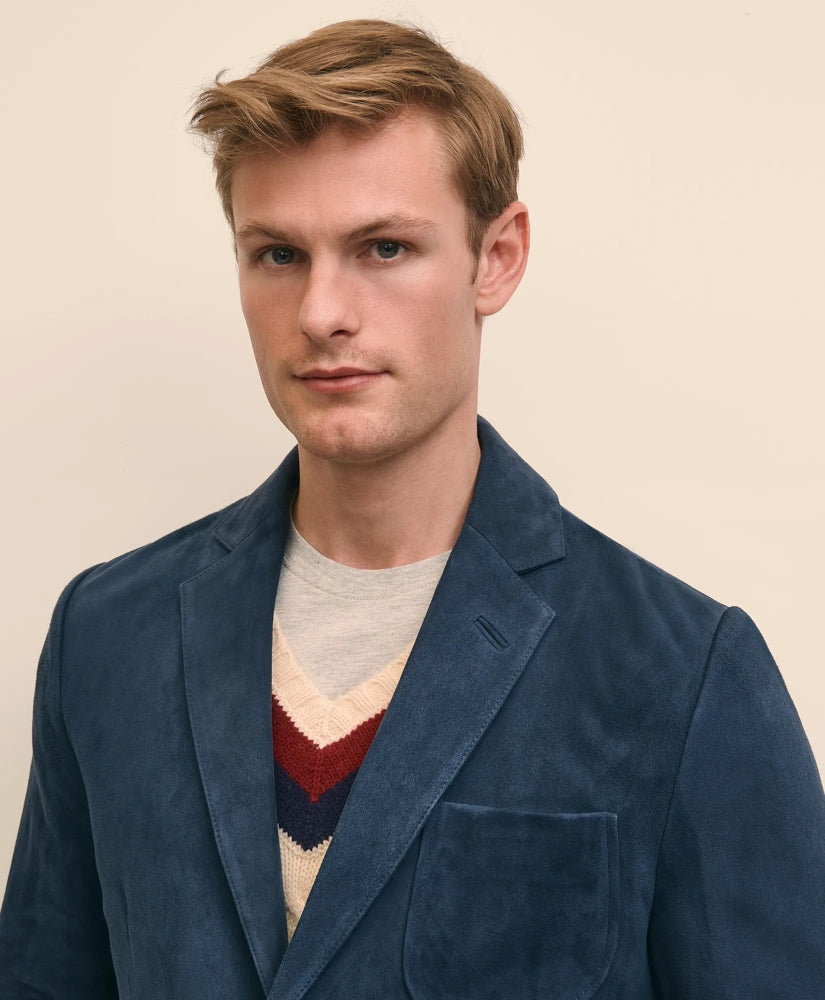 Suede Patch Pocket Sport Coat