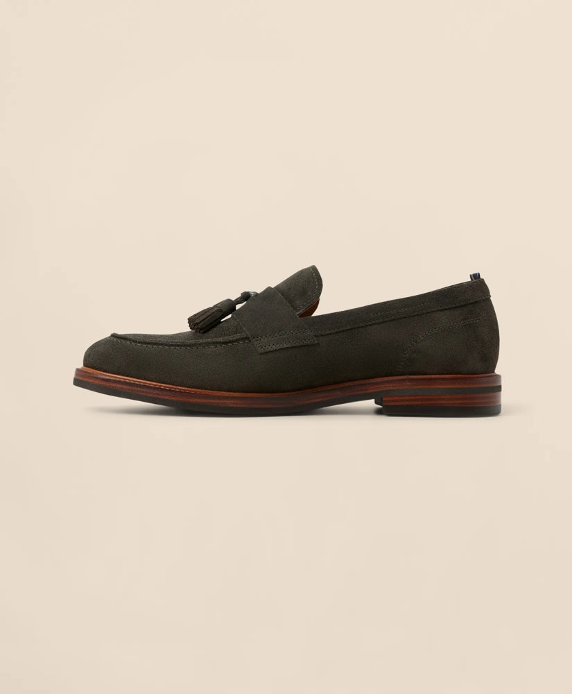 Suede Tassel Loafers