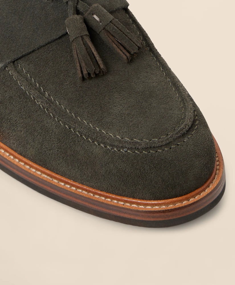 Suede Tassel Loafers