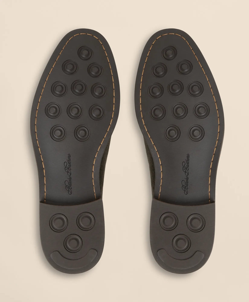 Suede Tassel Loafers