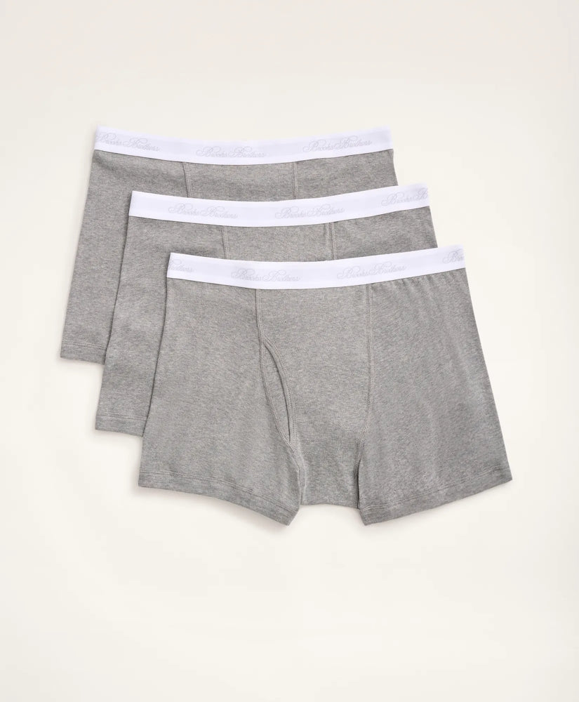 Supima® Cotton Boxer Briefs - 3 Pack