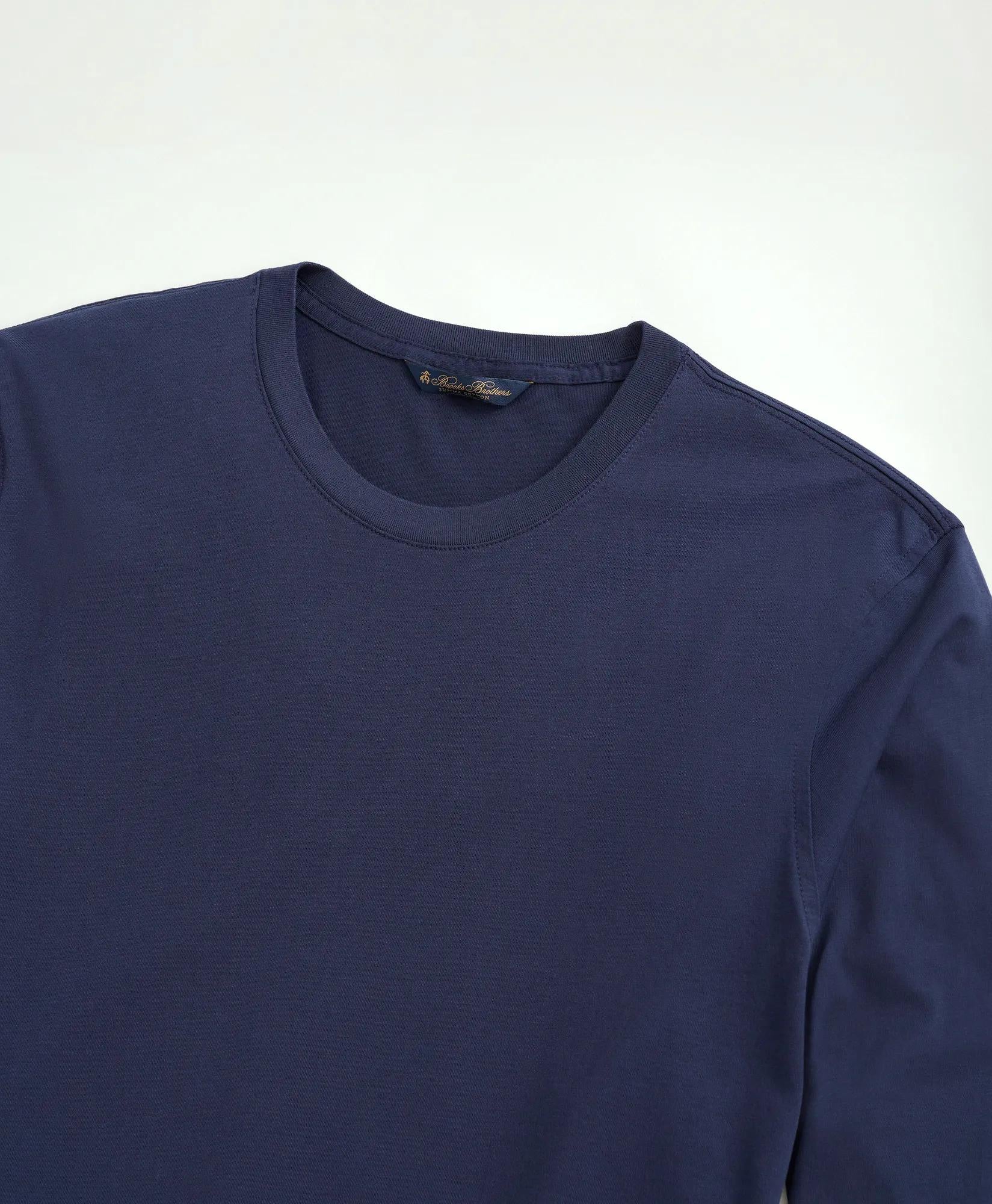 Supima® Cotton Long-Sleeve Logo T-Shirt