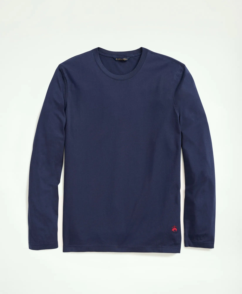 Supima® Cotton Long-Sleeve Logo T-Shirt
