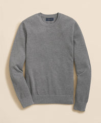 Supima® Cotton Pique Crewneck Sweater