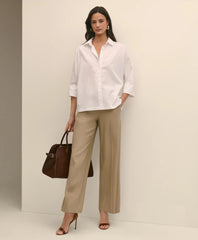 Supima® Cotton Relaxed Dolman-Sleeve Shirt