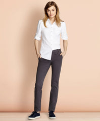 Dobby-Dot Cotton Oxford Shirt