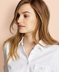 Dobby-Dot Cotton Oxford Shirt