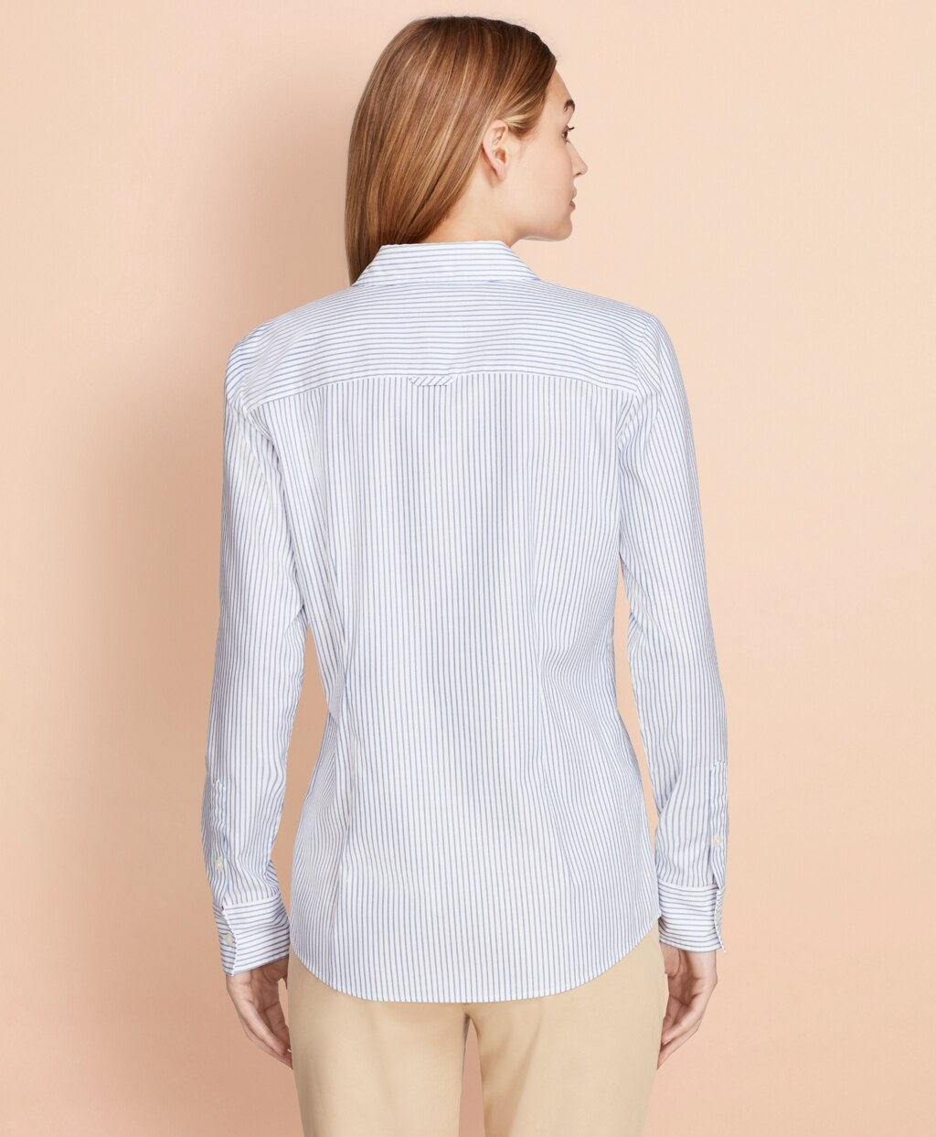 Nine-to-Nine Dobby Stripe Stretch Cotton Shirt