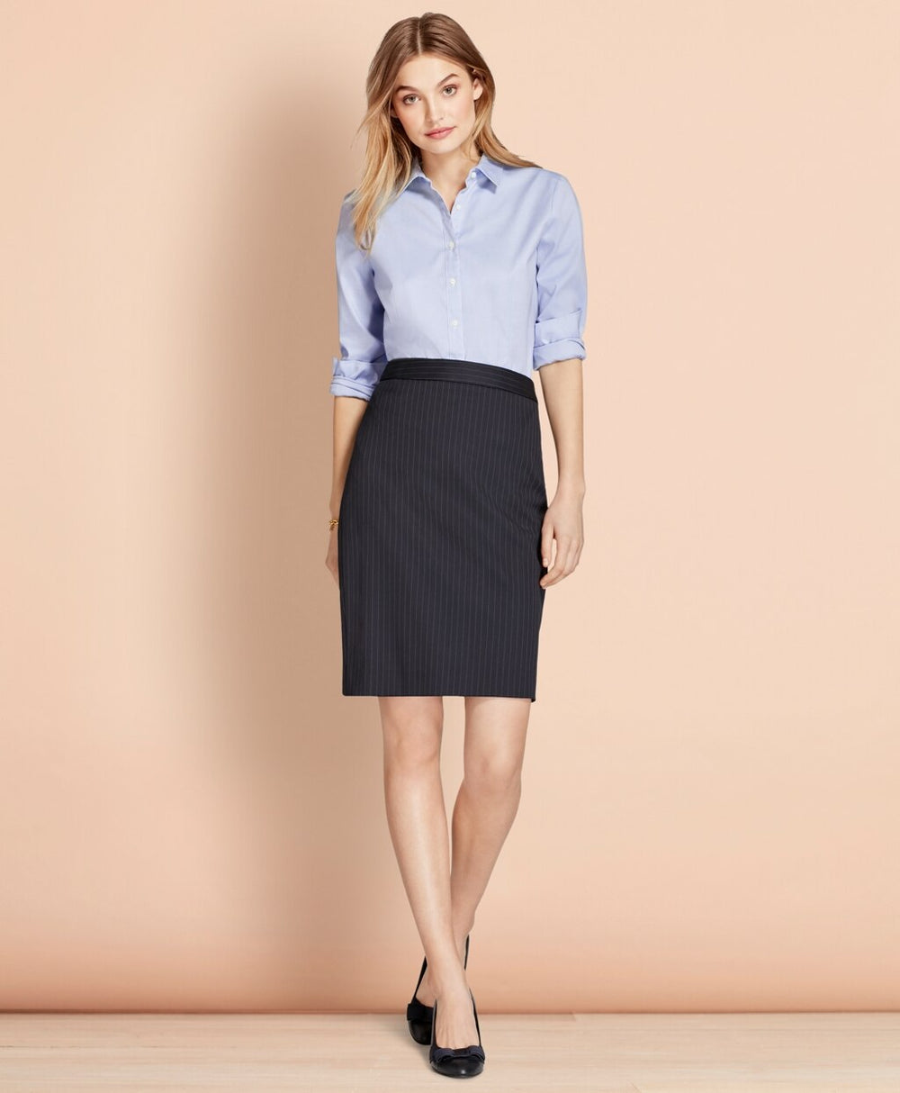Nine-to-Nine Stretch Cotton Pinpoint Oxford Shirt