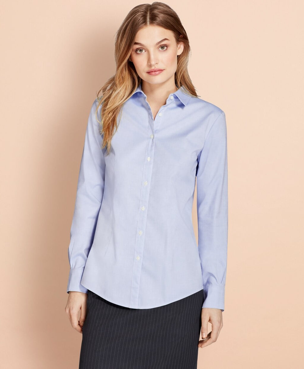 Nine-to-Nine Stretch Cotton Pinpoint Oxford Shirt