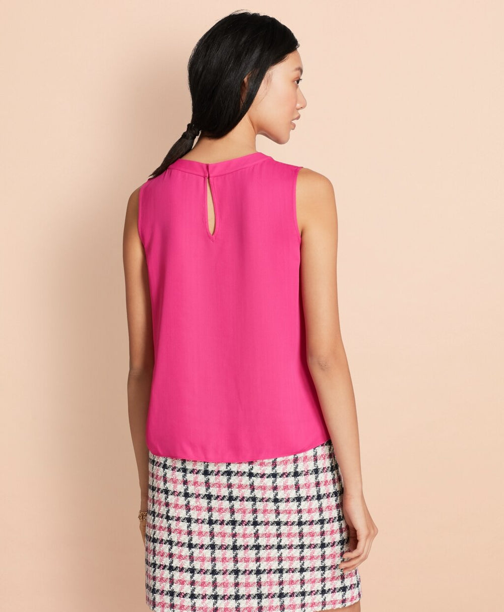 Ruffled Crepe Top