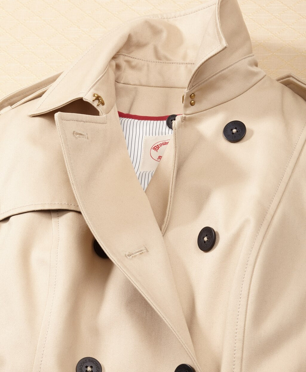 Cotton Twill Trench Coat