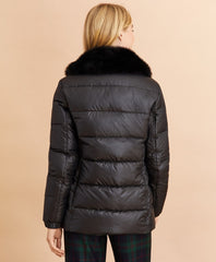 Faux-Fur-Trim Down Parka