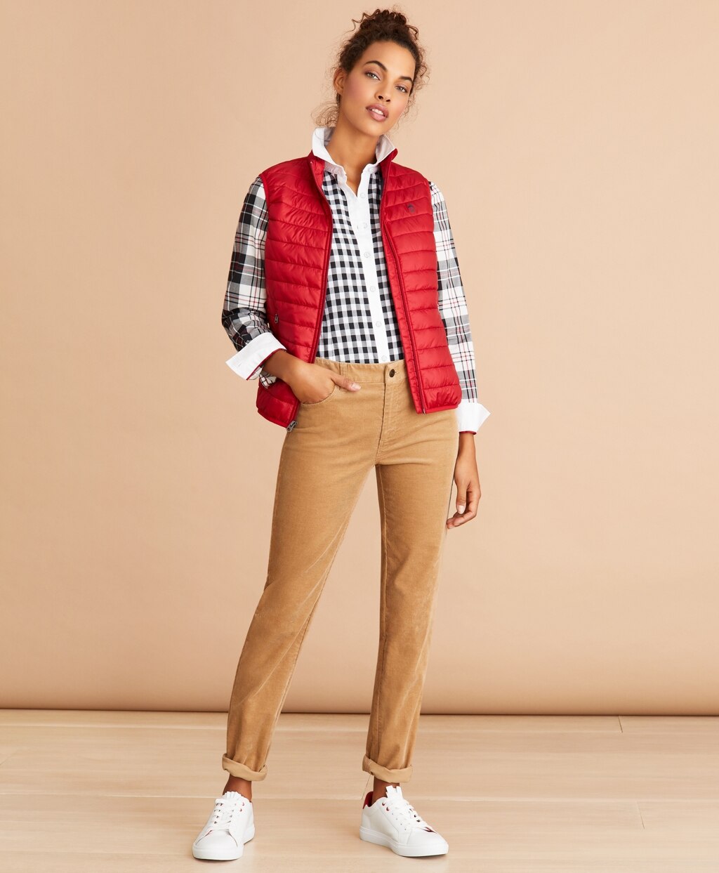 Logo-Graphic Puffer Vest