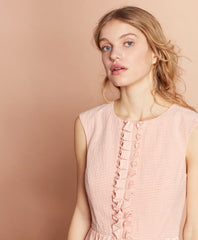 Striped Cotton Seersucker Dress
