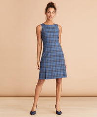 Tartan Wool Shift Dress
