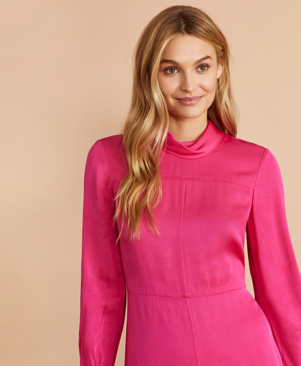 Mockneck Dress