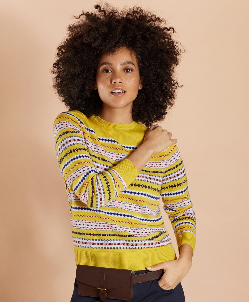Merino Wool Fair Isle Sweater